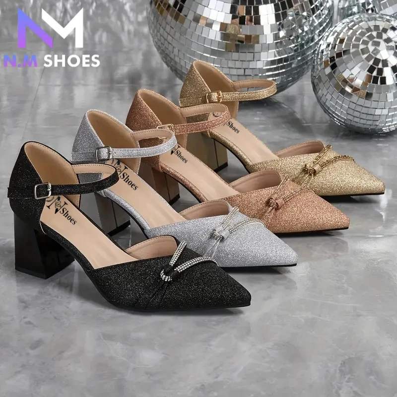 Blanch hell hulf pump Shoe 2 inchi box heel - নিখুঁত ভারসাম্য